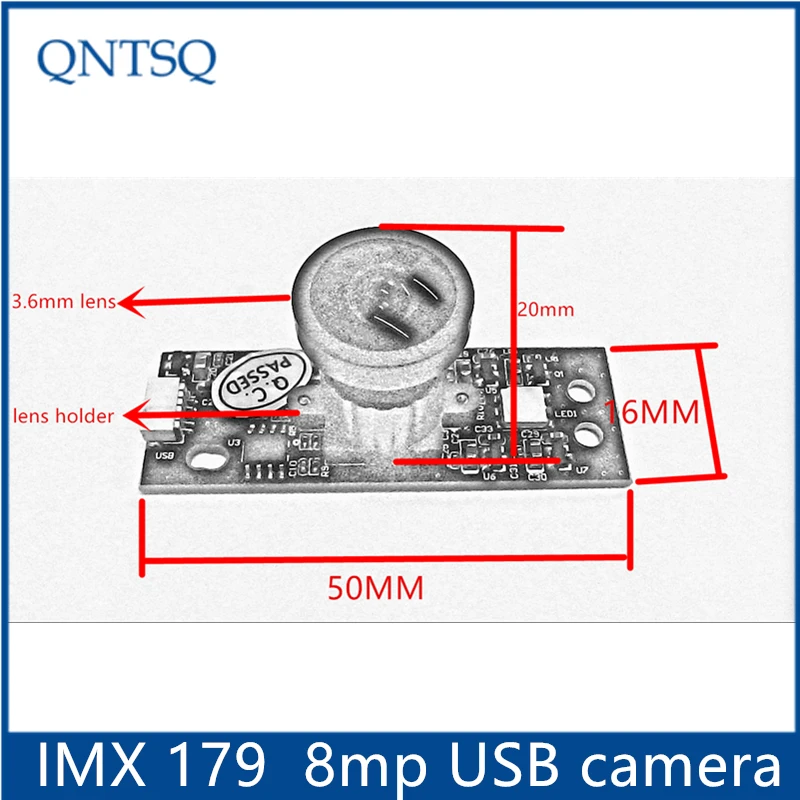 

New 8MP usb camera module high resolution with Sony IMX 179 Sensor