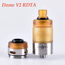 Оригинальный Shenray купол V2 22 мм атомайзер rdta 316 SS электронная сигарета испаритель 24 мм Диаметр 3,5 мл Танк Костюм для 510 коробка Mod пара