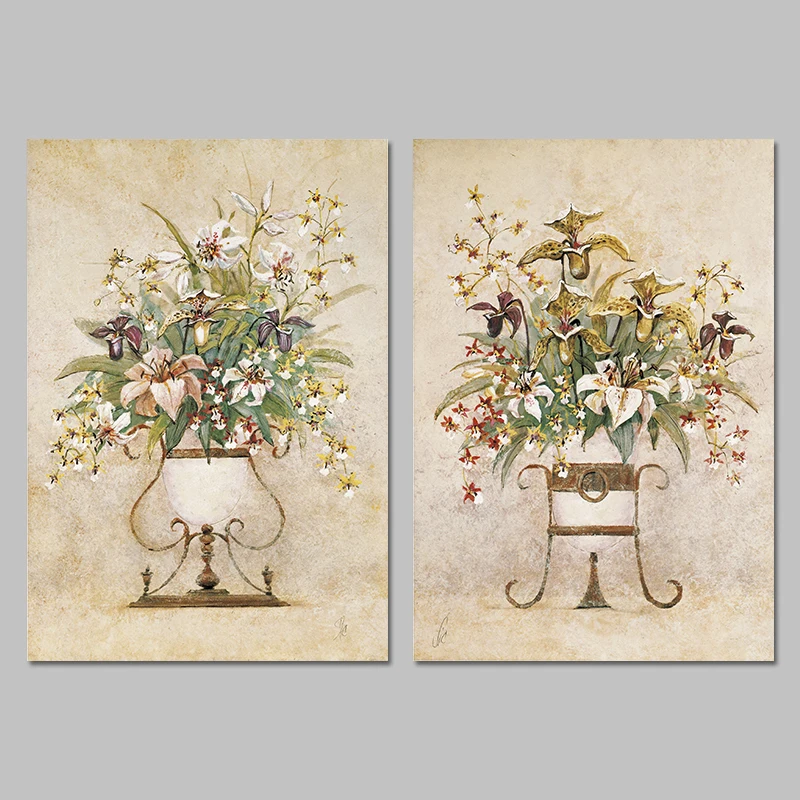 Flower Wall Painting Pictures / Flower Wall Art Painting Pink Floral 5×