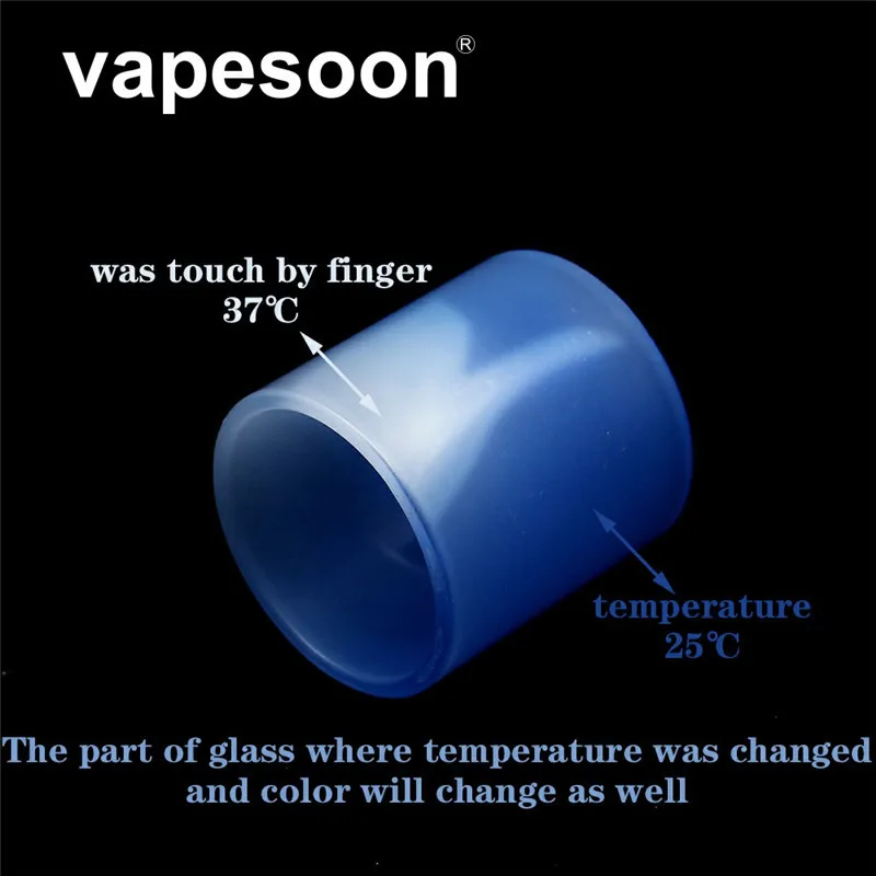 vapesoon Atomizer Glass Color Change Replacement Tube Black Yellow Red Blue for Manta RTA Capacity 3.5ml Tank Atomizer vapesoon Atomizer Glass Color Change Replacement Tube Black Yellow Red Blue for Manta RTA Capacity 3.5ml Tank Atomizer
