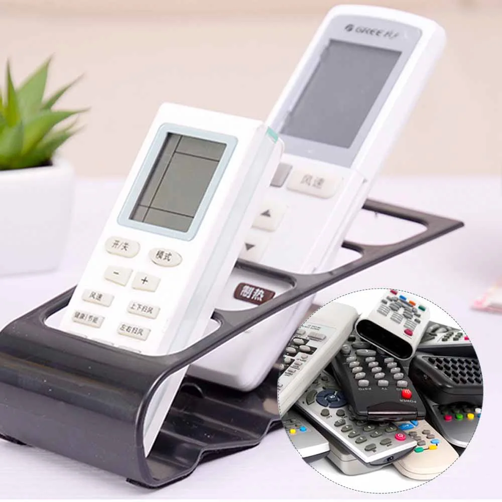 1PC Portable 4 Section TV Remote Control Stand Holder Storage Rack