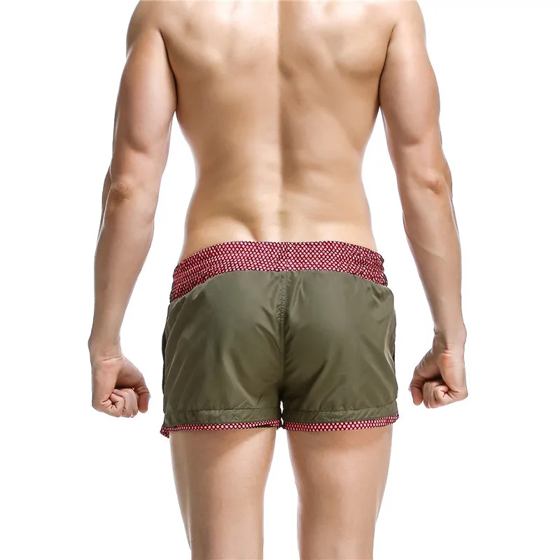 Волейбольные мужские пляжные шорты Спортзал Фитнес Бег тренировки мужские укороченные шорты дышащие нейлоновые спортивные брюки с карманами
