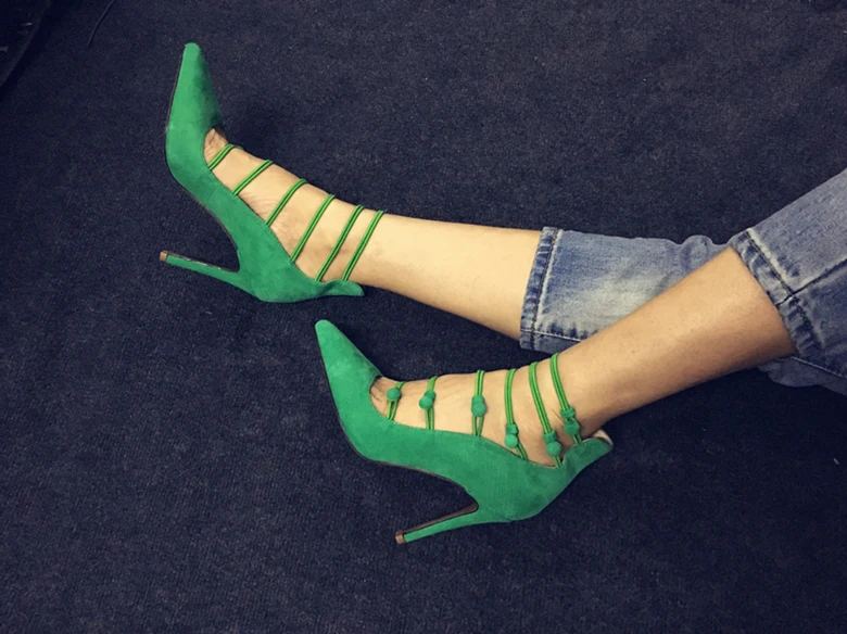 

European Rome Stylish Factory Price Women High Heels Mixcolor New Summer Leather Sandals Big Size 34-43 Thin Heels Free Shipping