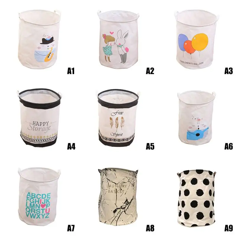 جديد سلة الغسيل تخزين 40*50 سنتيمتر كبيرة سلة ل لعبة سلة غسيل الملابس القذرة أشتات سلات تخزين مربع