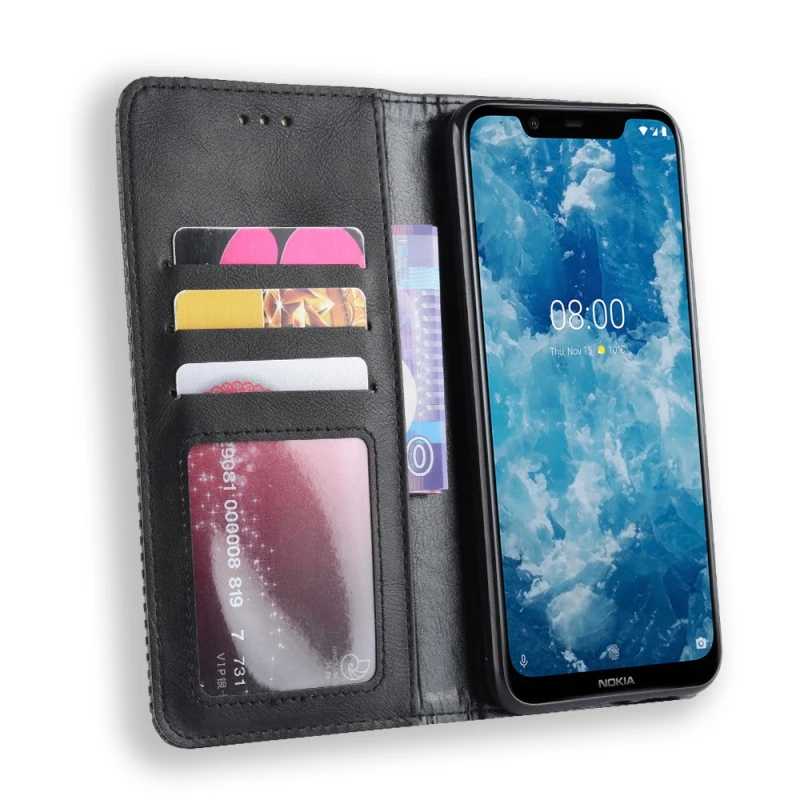Nokia 8.1 (X7) Retro leather flip case_7