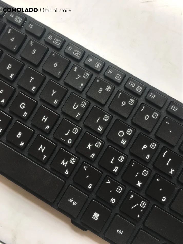 RU Русская клавиатура для HP 6360B 6460B 6465B черная с рамкой клавиатуры Layout|Клавиатуры