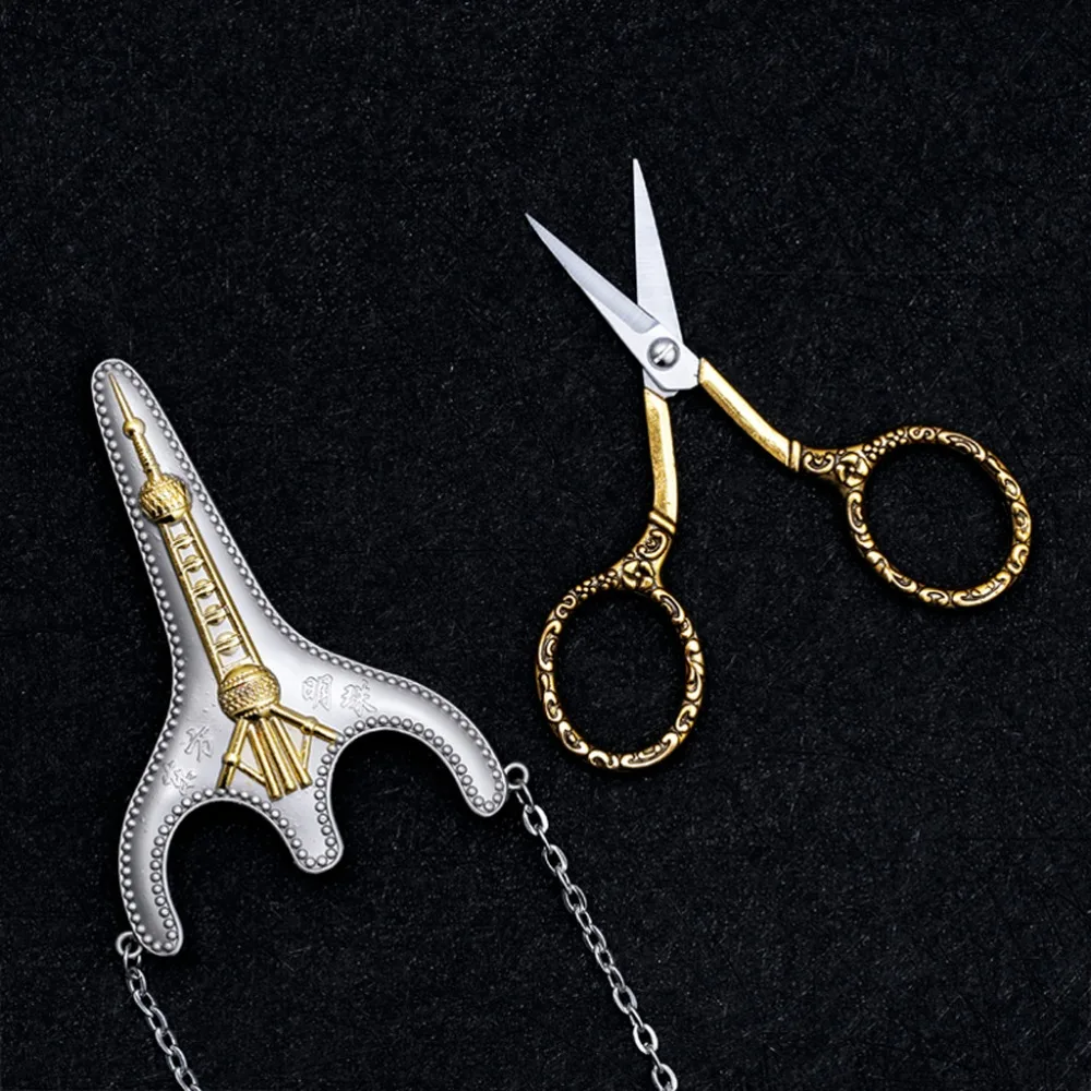 

Vintage Embroidery Scissor Sewing Handicraft Fabric DIY Craft Art Cross Stitch Scissors Classic Tailor Shears Cutter Tools