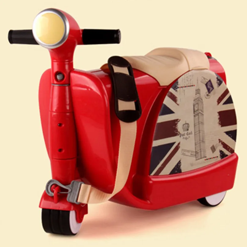 Багаж детская тележка школьная сумка коробки многоцелевой ходунки скутеры Детский Чемодан хранения коробки мотоциклетные игрушки сумки для скейтборда