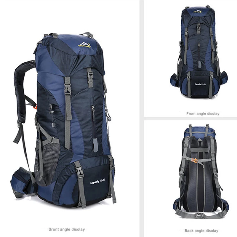 75L нейлоновый походный рюкзак, Водонепроницаемая спортивная сумка, походный рюкзак для путешествий, альпинистский рюкзак для мужчин и женщин