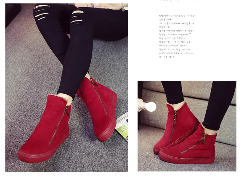SNURULAN/женская зимняя обувь; ботинки из искусственной кожи; Брендовая женская зимняя обувь; высококачественные ботильоны на платформе; E004