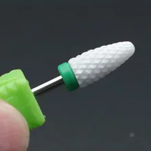 Kesinails керамический сверло для ногтей вращающийся Бур фреза для ногтей бит для маникюра педикюра инструмент Электрическая дрель для ногтей аксессуары