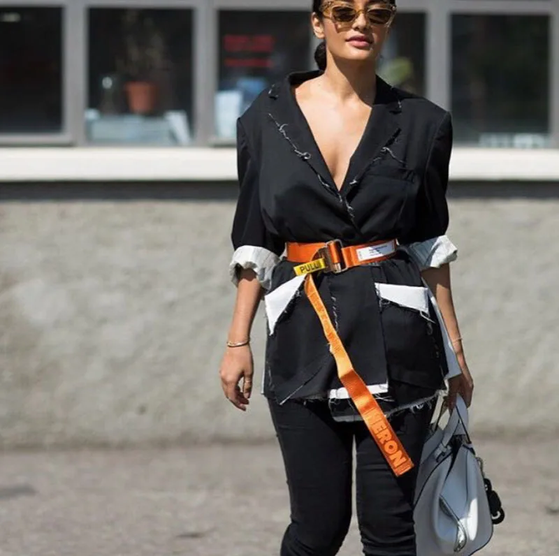 

Hip Hop Heron Preston Belt 19SS Men Women Streetwear Yellow Orange H P Belt Pink White Black Blue Heron Preston Belt 120CM