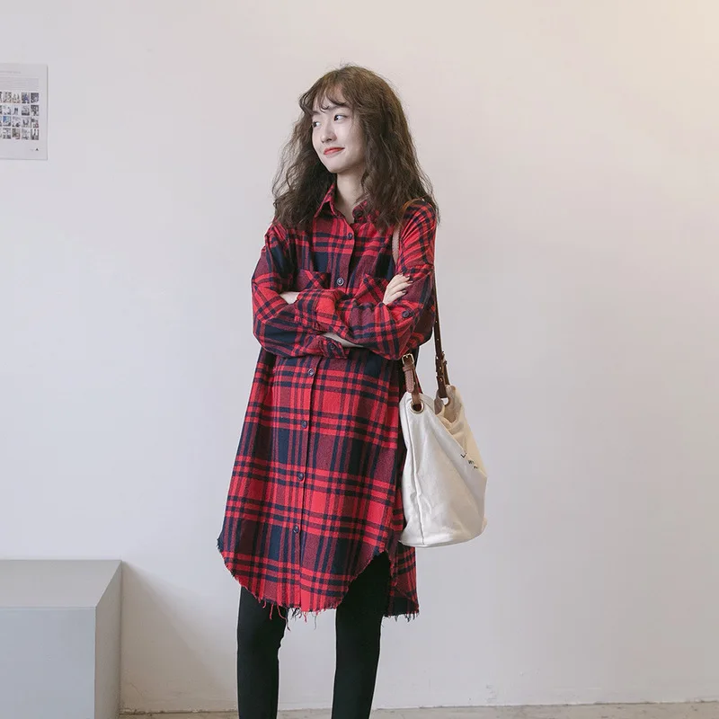 

New Fashion Pregnant Women's Wear in Spring of 2019 Long Sleeve Shirt and Dress for Pregnant Women