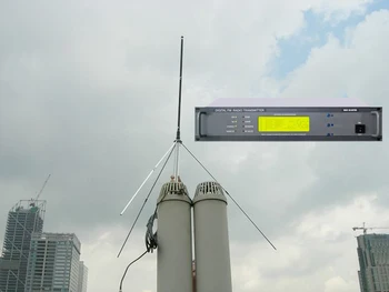

ZHC618F-5C 5 Watts FM broadcast Transmitter for fm radio station with GP100 1/4 wave antenna