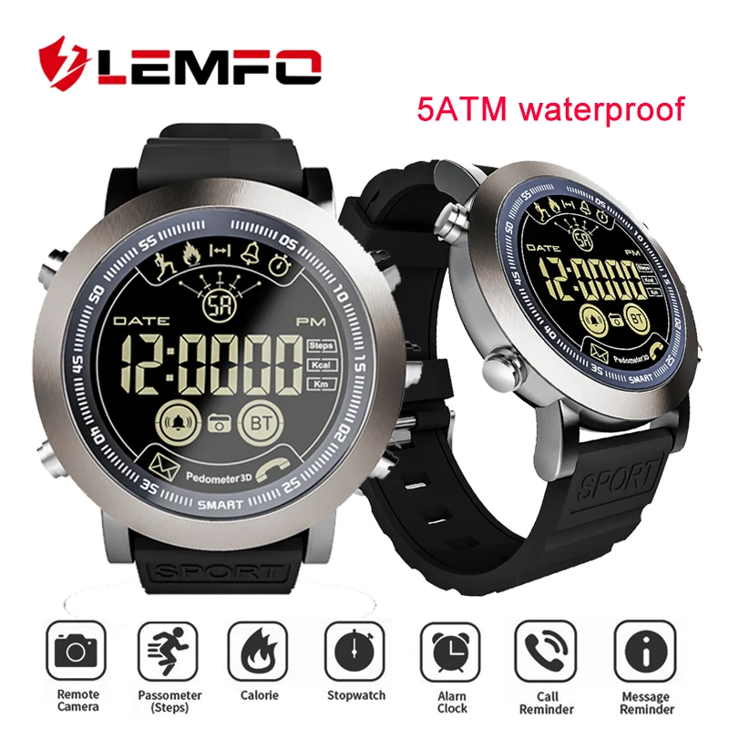 

LEMFO LF23 Smart Watch men IP68 waterproof swimming 610MAh Battery 33months Long Standby Time Sport Smartwatch reloj inteligente