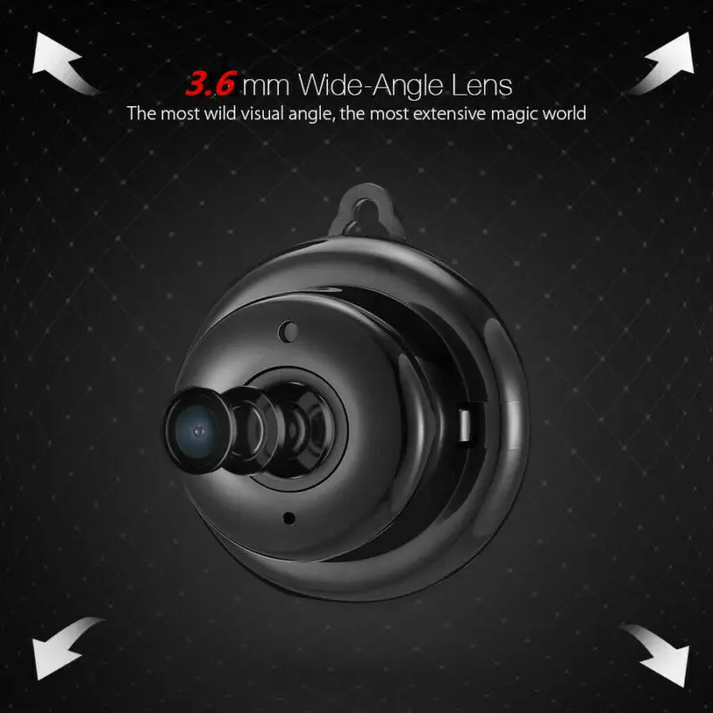 Беспроводная IP-камера HD 1080P Wi-Fi для помещений камера безопасности Minitype с ночным