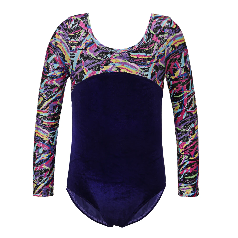 Toddler Girls Long Dance Athletic Leotards Ballet Plus Size Child Teens