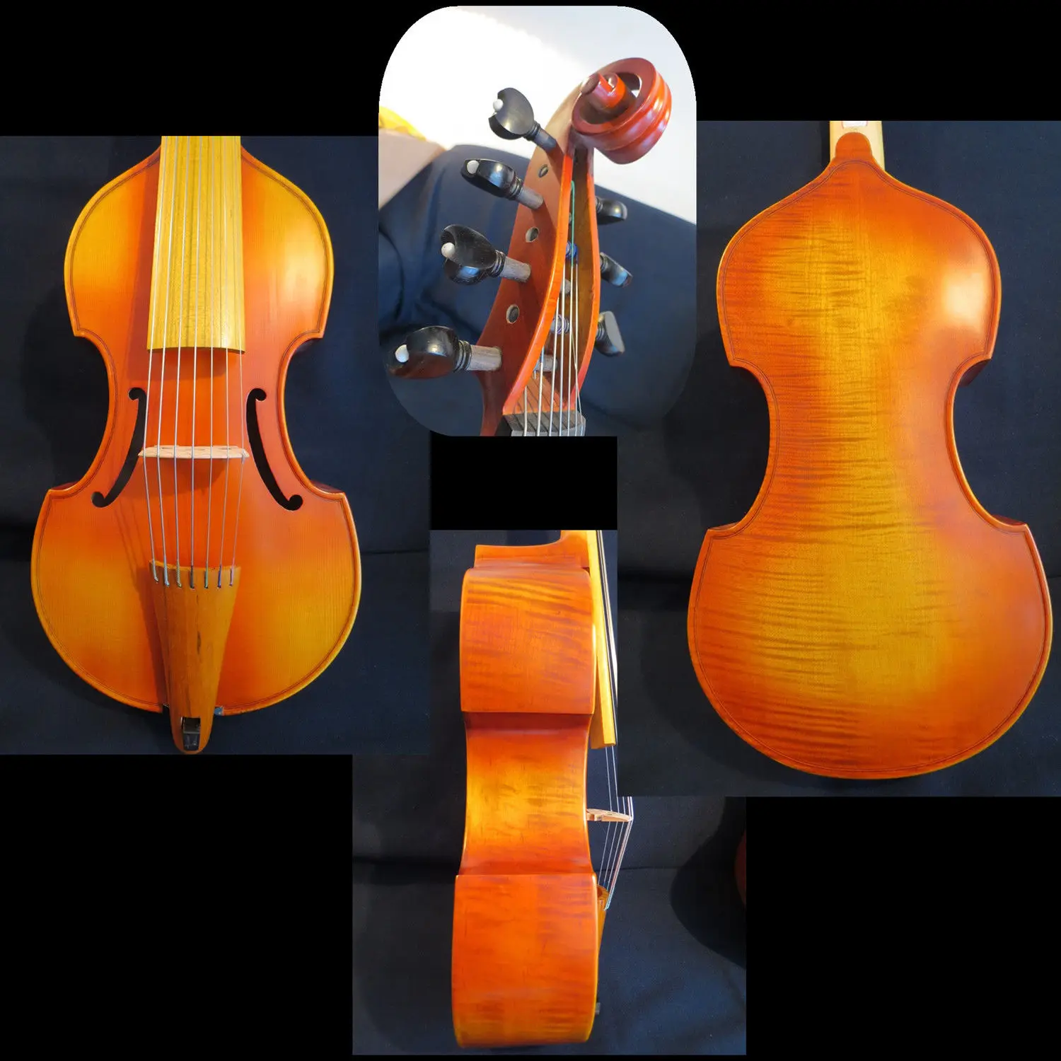 

SONG BrandMaestro 7 string viola da gamba 15",big rich sound#12698