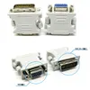 DVI-I 24 + 5 macho a HD 15 Pin VGA SVGA tarjeta de vídeo hembra Monitor LCD convertidor adaptador DVI a vga conector para HDTV TV ► Foto 1/6