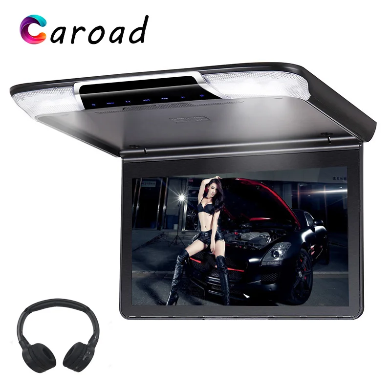 

Caroad Roof Mount Monitor 11.6 Inch Digital Wild Screen MP5 Player Support HDMI/USB/SD/IR/FM Transmitter/Speaker Car Display