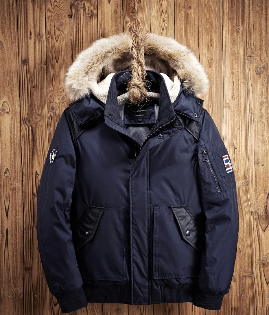 Kenntrice парка мужская куртки бомбер меховой капюшон зима пиджак мужской Анорак ветровки мужские Армия Анорак зимняя куртка DSW2530