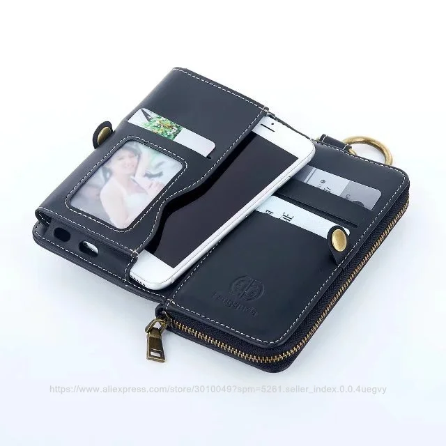 6 6s Plus Luxury Original Bag Multi-functional Case For Apple iPhone 6 6S 6 Plus 6S Plus Leather Card Holder Wallet Stand Cover (29)
