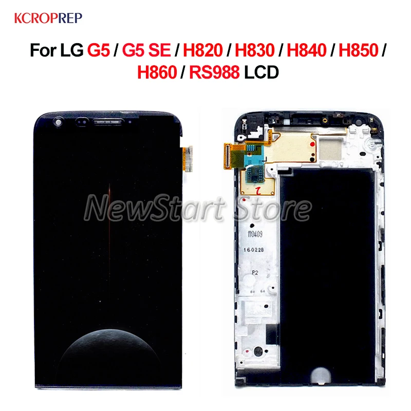 For LG G5 SE H820 H830 H840 H850 H860 RS988 LCD Display Touch Screen Digitizer Assembly No Frame Replacement Accessory 5.3&quot | Мобильные