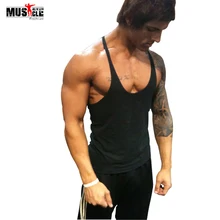 2018 Summer Bodybuilding Tank Top Men’s Brand Clothing Fitness Singlet Sleeveless Cotton Workout Stringer Regatas Casual Gyms