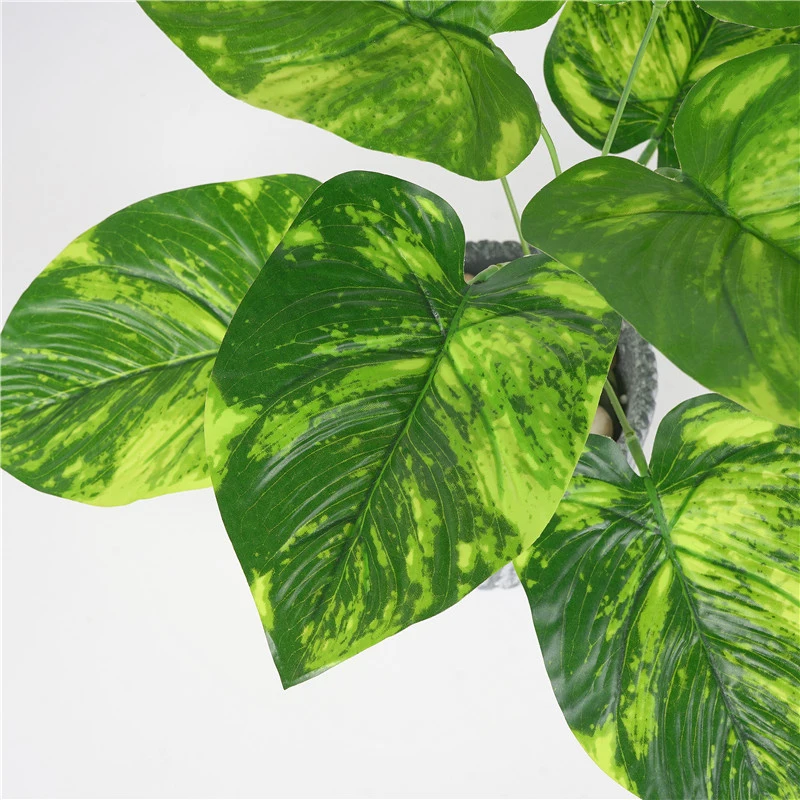 Display Artificial Plant 1pc Evergreen Leaf Realistic Simulation Fake Tree Leaves Greenery Decorative