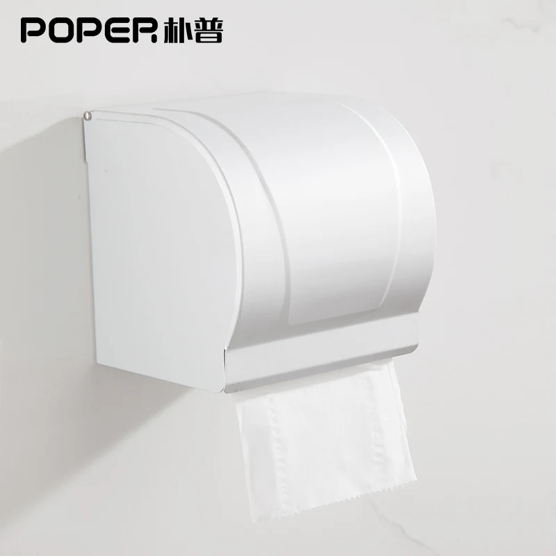 Aluminum Alloy Toilet Paper Holder Waterproof Bathroom Tissue Boxes