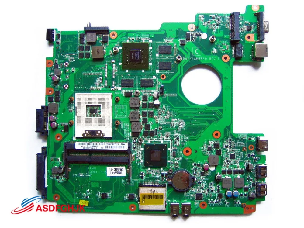 Подлинная CP515980 XX для Fujitsu Lifebook A530 A531 AH530 AH531 материнская плата ноутбука с GT525M