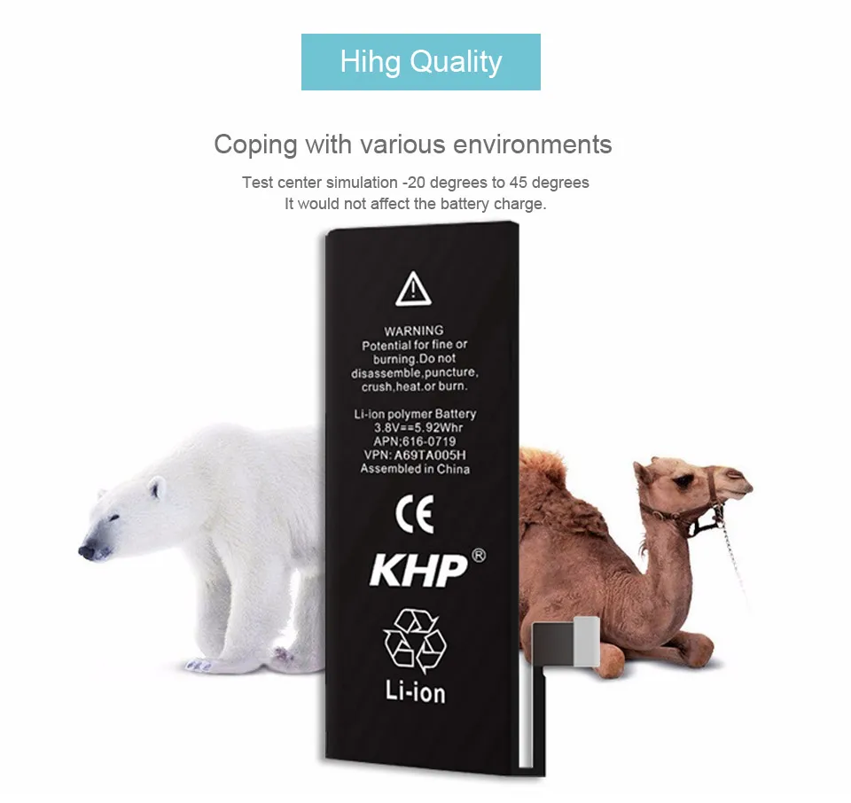 NEW 2017 100% Original KHP Phone Battery For iPhone 5S Capacity 1560mAh Repair Tools 0 Cycle Replacement Batteries Sticker (15)