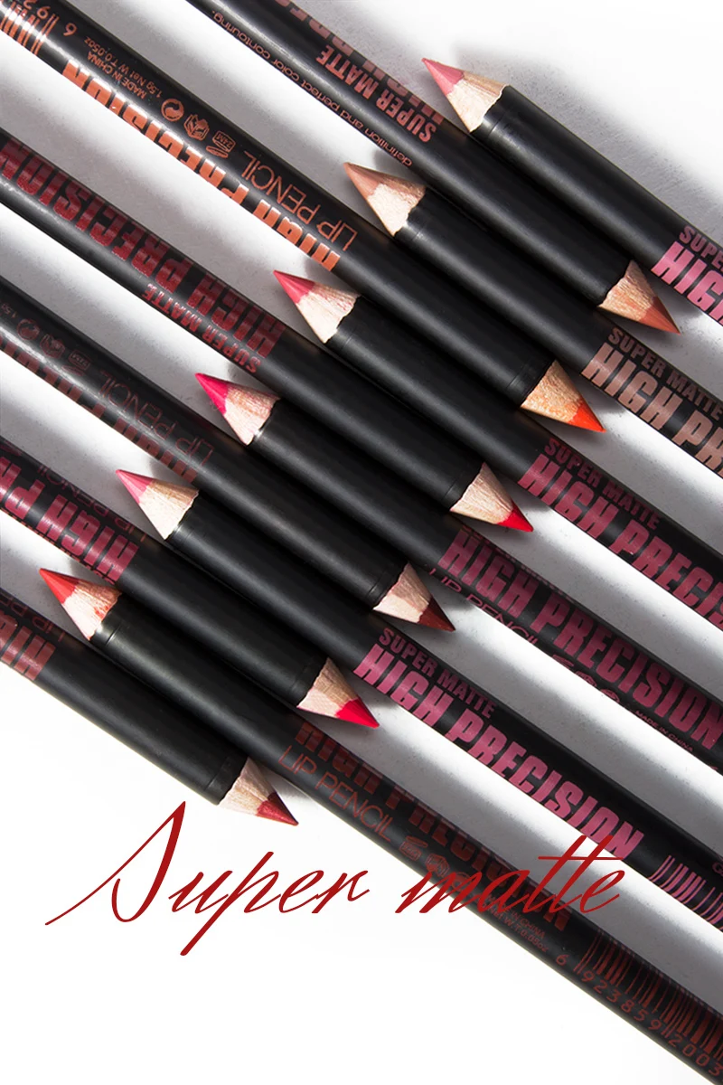 Menow совершенно новый 12 шт./компл. высококачественный матовый лайнер карандаш