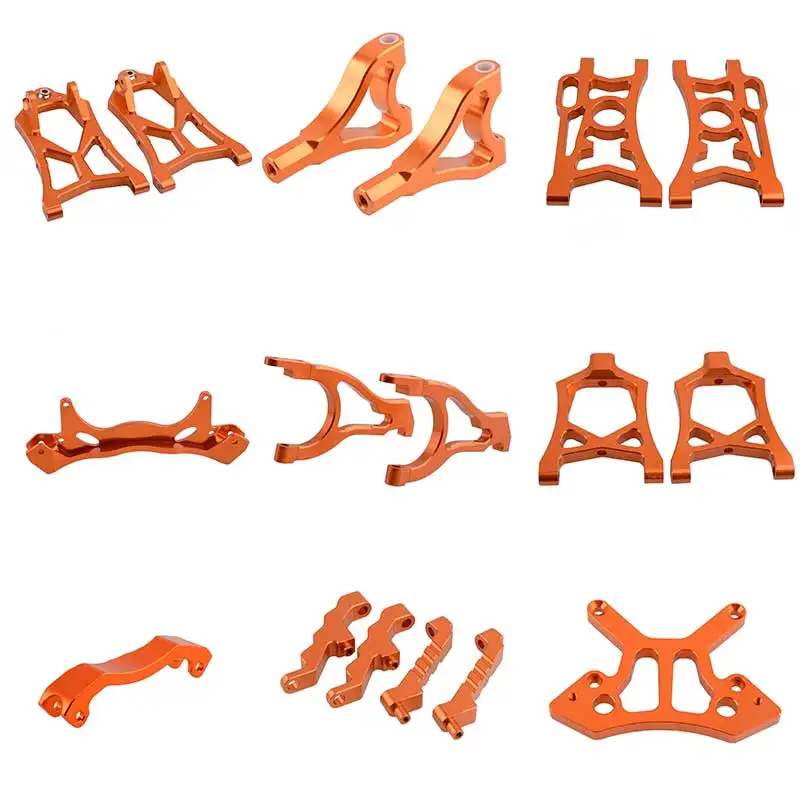 

1Set ROVAN KM HPI 1/5 BAJA 5B/5T/5SC Upgrade Kit Front Rear Lower/ Upper Suspension Arm+ Shock Tower for RC Cars Spare Parts
