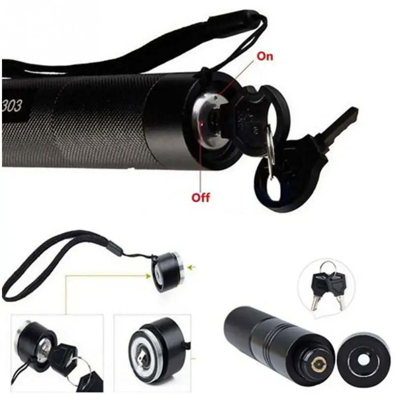 Chiclits LED Flashlight 1000mw Laser 303 Green Power High Power Laser Torch light Led Night Light with 18650 Battery (17)