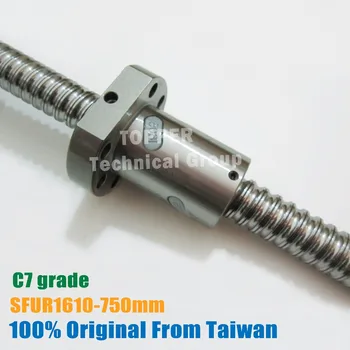 

TBI Ball lead screw set SFU1610 length 750 mm + Ball nut with standard end-machining