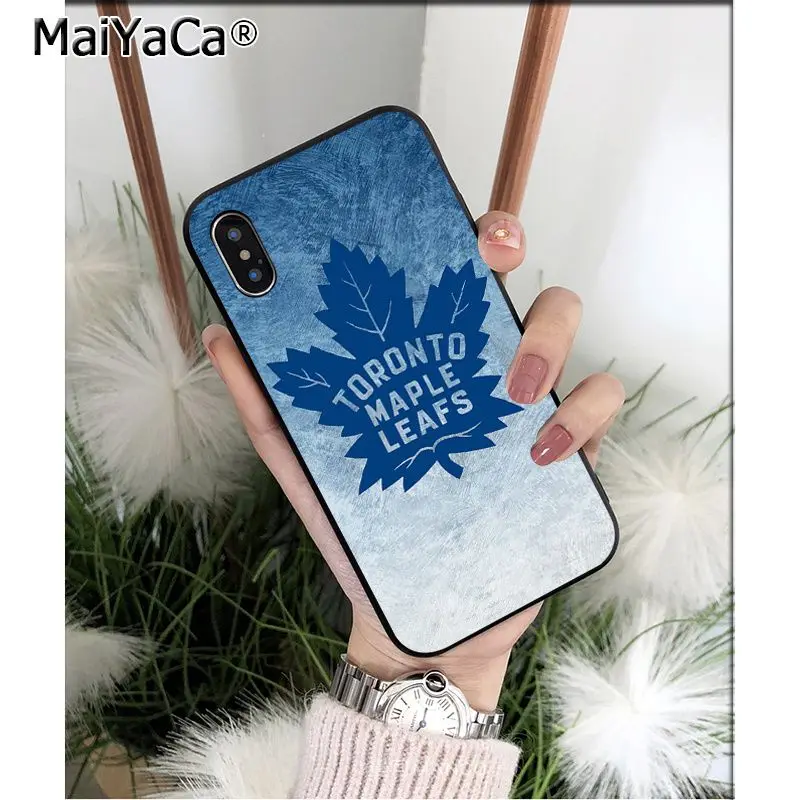 MaiYaCa Toronto Maple Leafs ТПУ Мягкий силиконовый чехол для телефона чехол для iPhone X XS MAX 6 6s 7 7plus 8 8Plus 5 5S SE XR - Цвет: A14