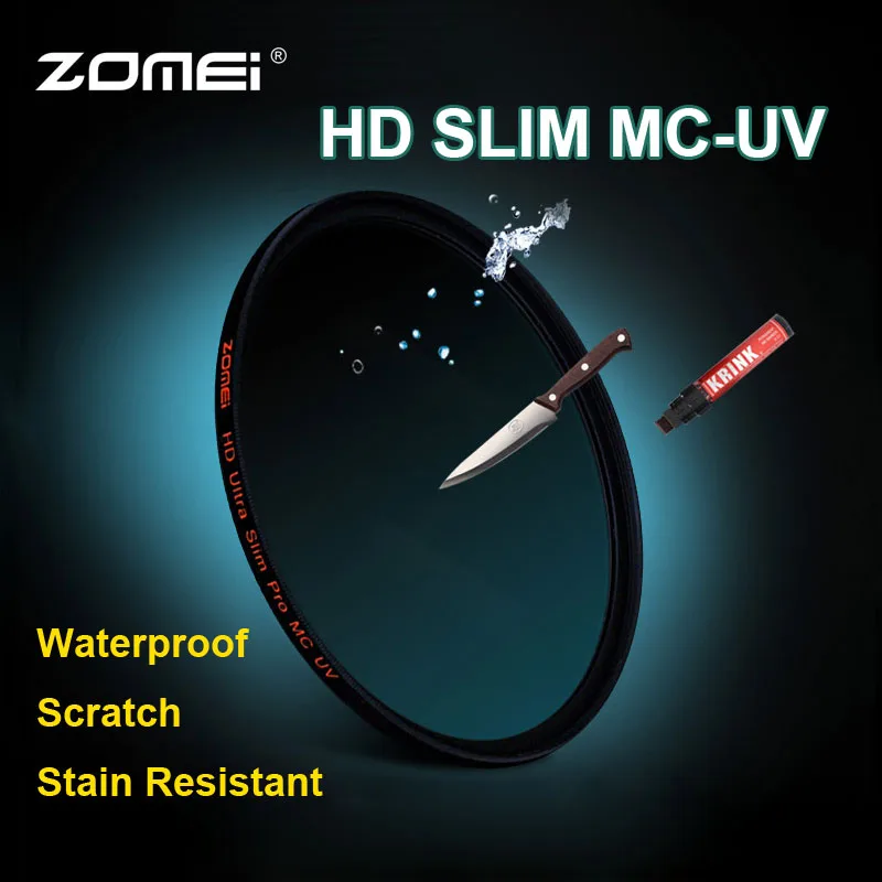77 82mm hd mc uv filtro de