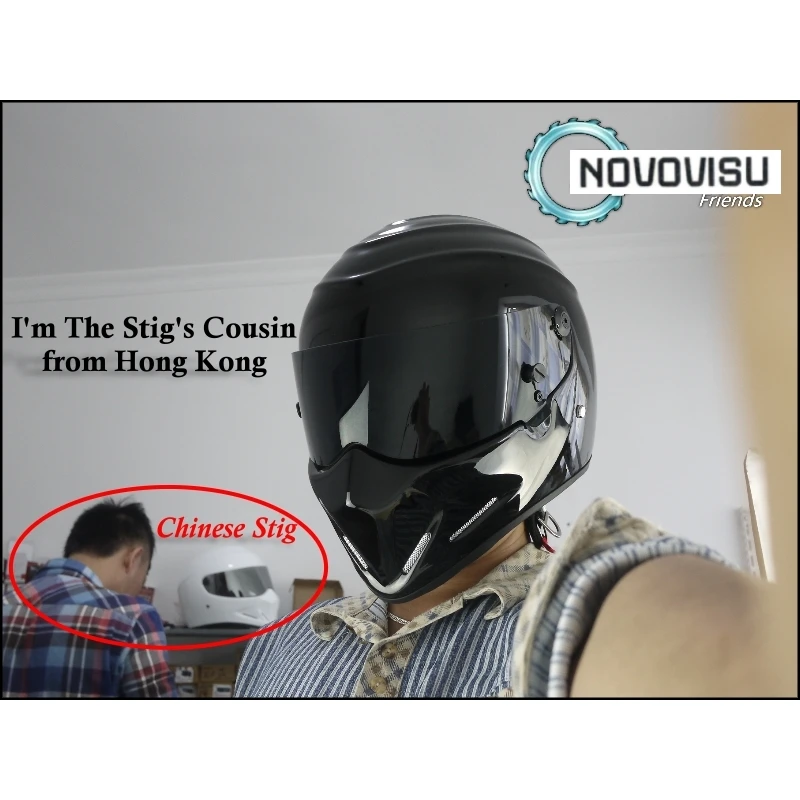 TG The Grand Tour The Stig Helmet  Motorcycle Motorbike Carting Racing Helmet Many Color DOT High Quality Helmet 6