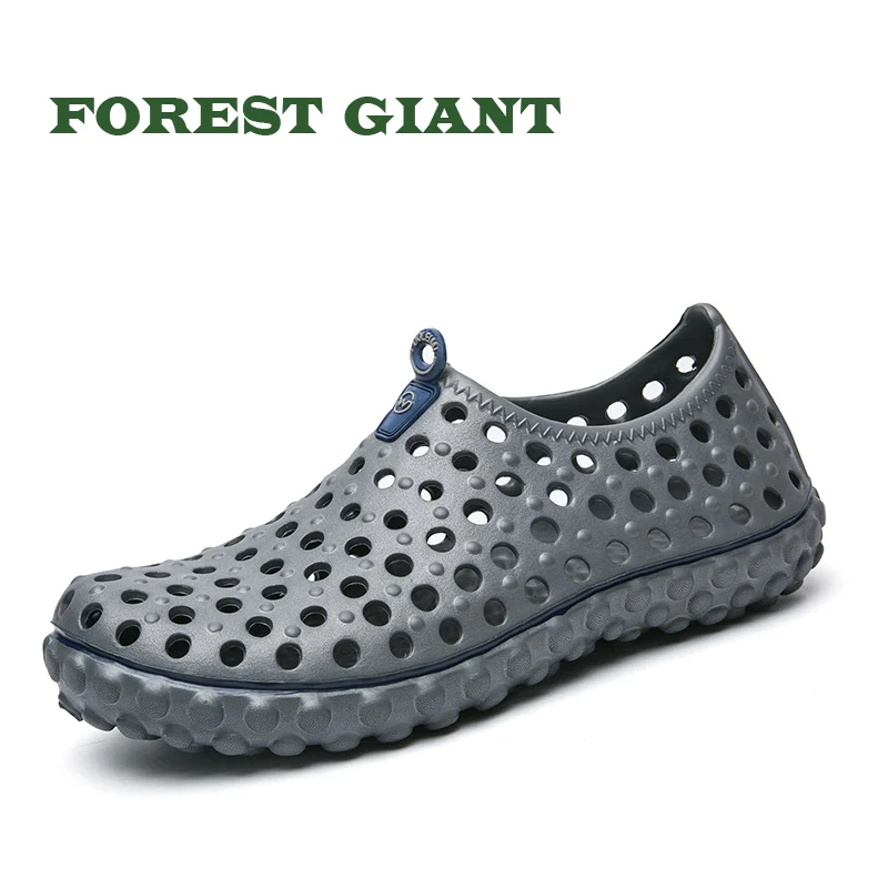 Fashion Men Women Breathable Slippers Hollow-out Beach Sandals Garden Hole Shoes