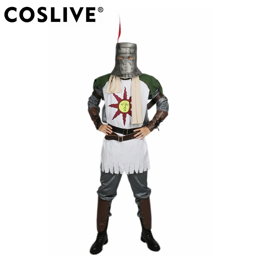 Coslive Solaire костюм для косплея Дарк соулз наряд навсегда солнце воин полный
