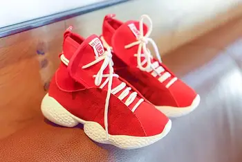 

AI LIANG Autumn Girl Fashion Casual Trainer Children Black High Top Sneaker Baby Boy Mesh Sport Shoes
