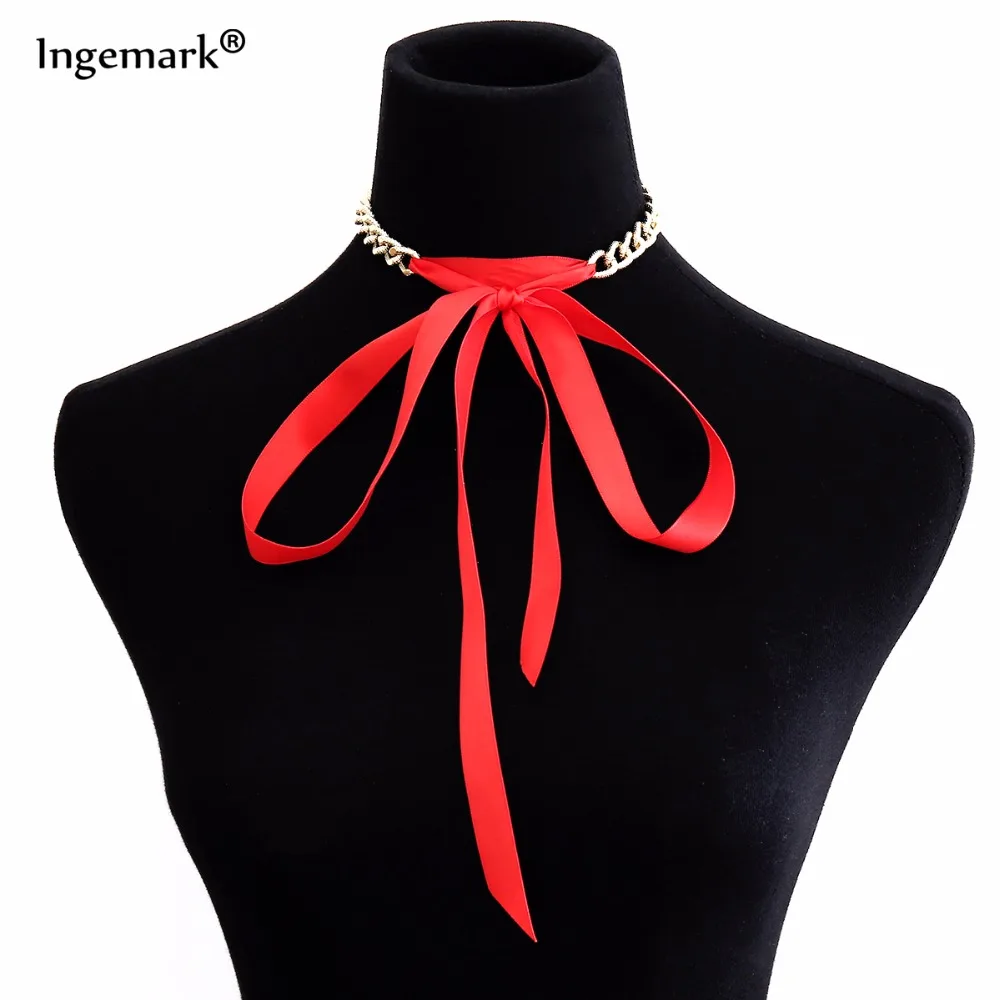 

Fashion Long Silk Cloth Choker Necklace for Women Vintage Bohemian Boho Maxi Statement Necklace Jewelry
