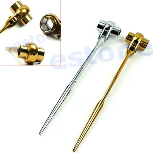 

New Useful Hexagon Scaffold Podger Ratchet Spanner Ratcheting Socket Wrench Tool