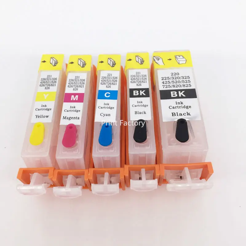 PGI520 PGI125 refillable 6