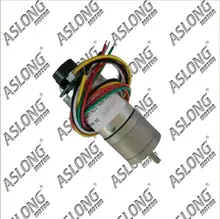 ASLONG JGA25-371 gear motor with encoder speed motor encoder