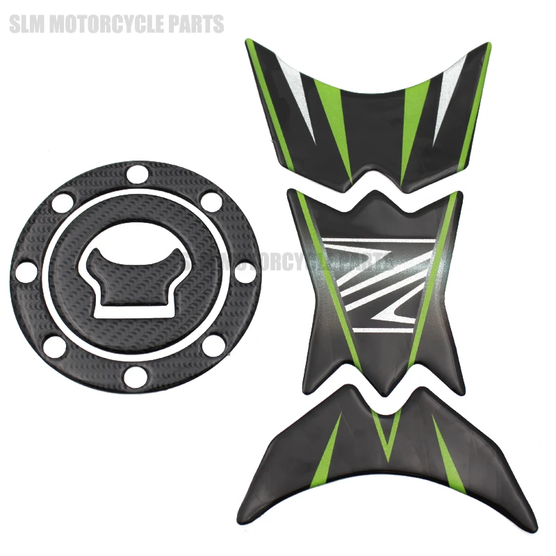 Motorcycle Accessories Carbon Fiber 3D Fuel Tank Protector For Suzuki