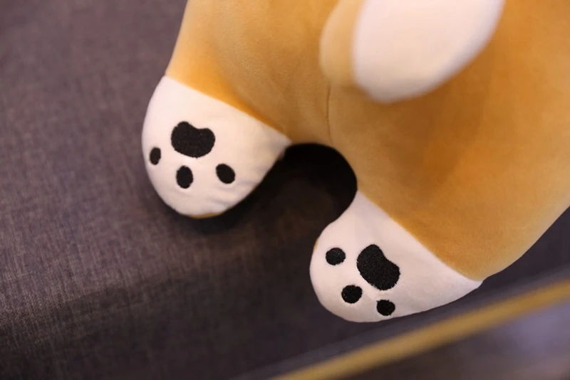 New Cute Shiba Inu doll fat puppy plush toy sleeping appease soft cute doll Children birthday gift 39inch 100cm DY50644 (25)