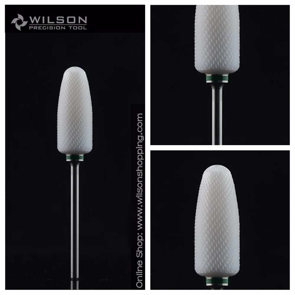 

X-Large Flame Bit White Ceramic Pedicure Drill Bit - Remove Foot Calluses Bit - Coarse(6100589)