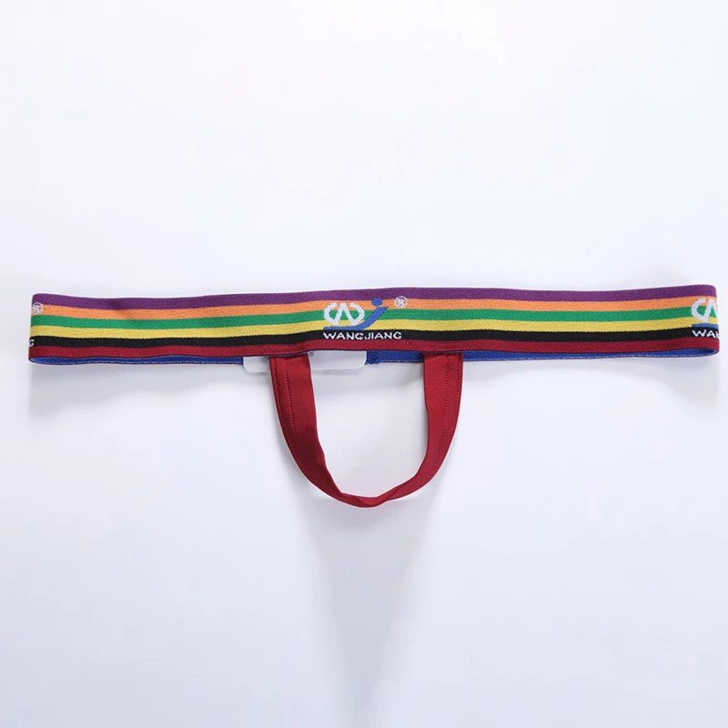 AIIOU мужские стринги и Jockstrap нижнее белье для геев трусы с эффектом потертости